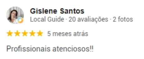 Depoimento de cliente
